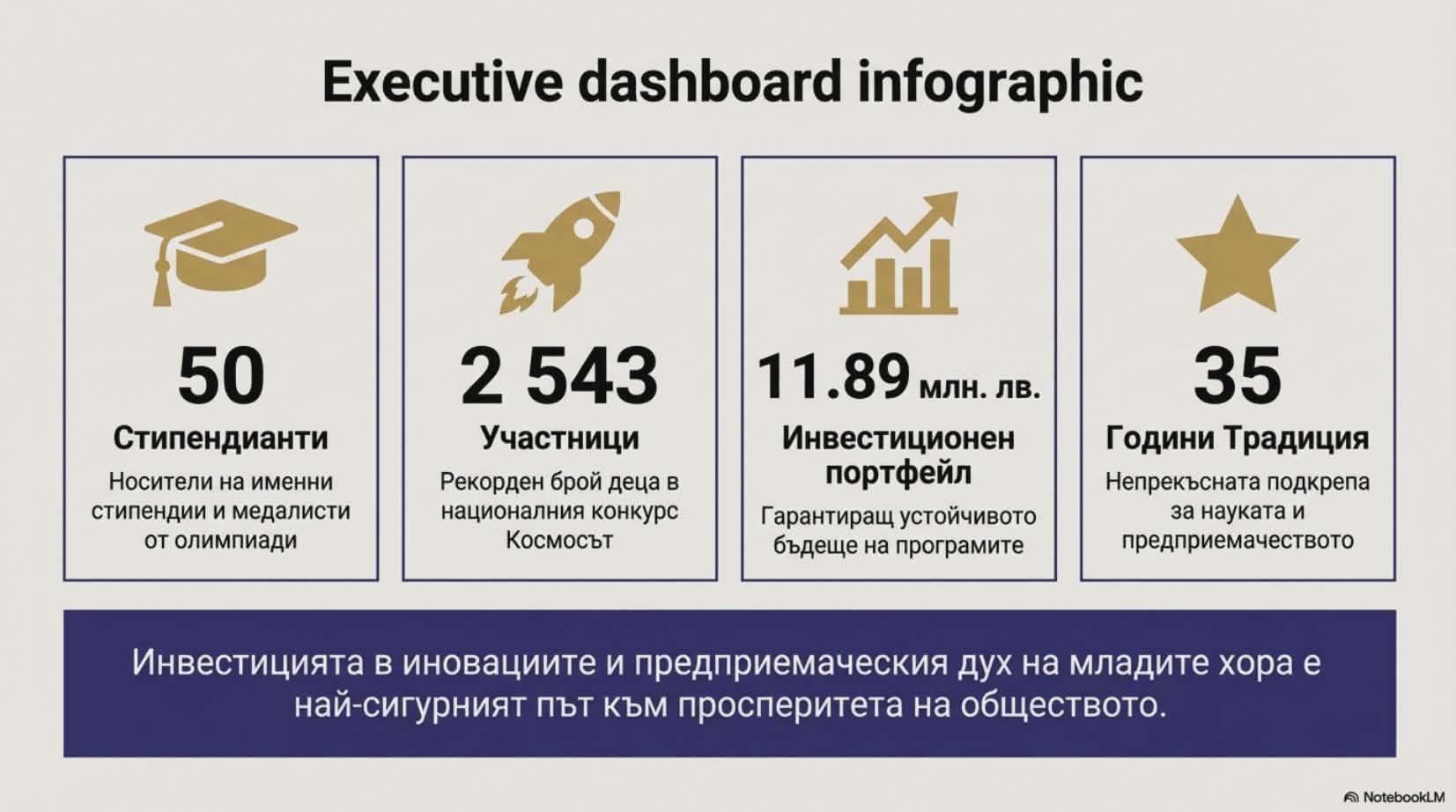 Фондация „Еврика“ в цифри и факти